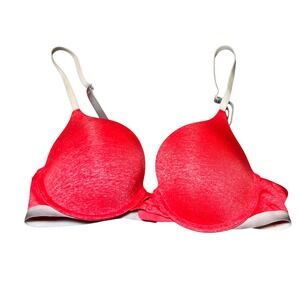 Victorias Secret Size 34B Perfect Shape Bra Pink Space Dye Heathered Underwire